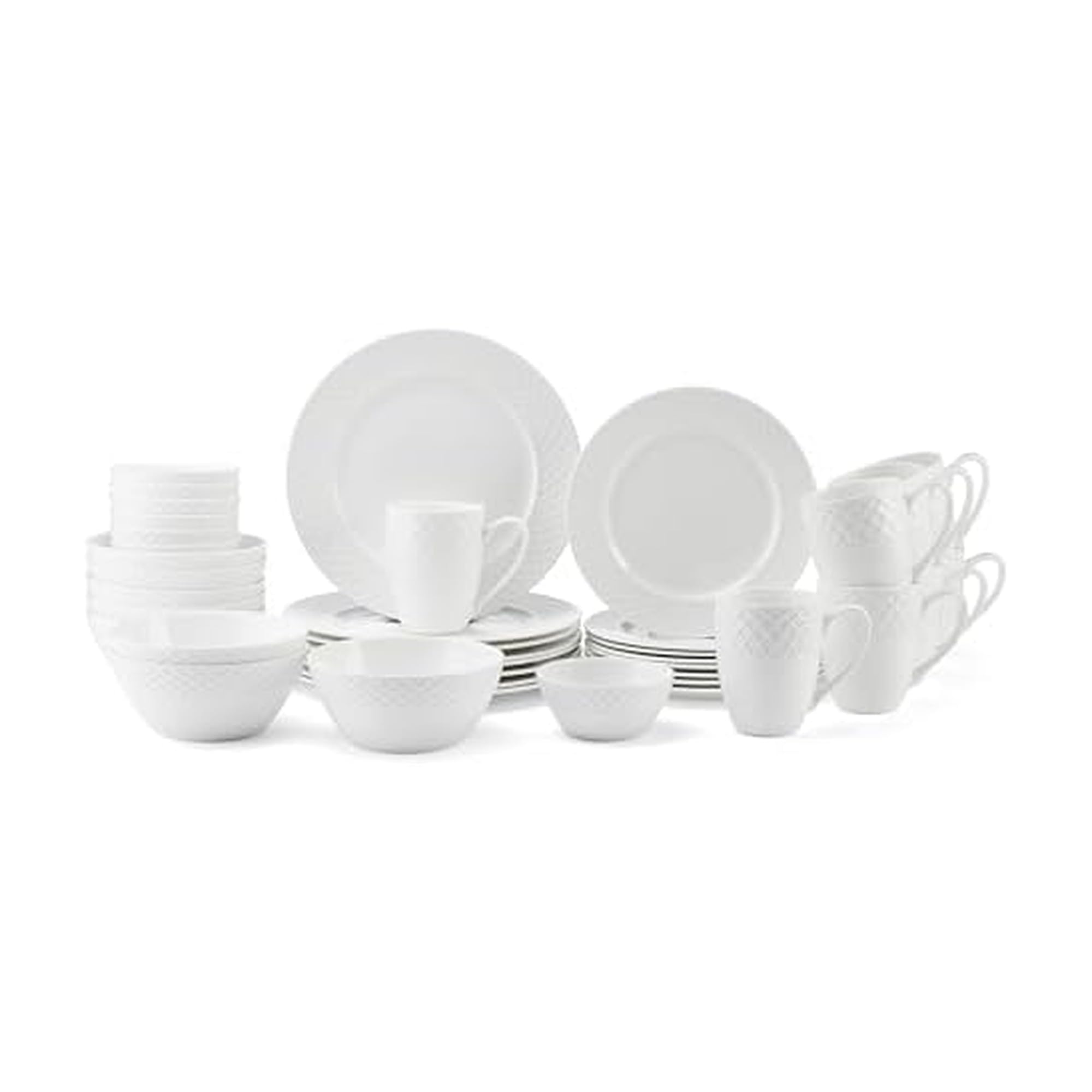 Amazon.com: Mikasa Trellis Bone China Lightweight Chip Resistant Amazon.com: Mikasa Trellis Bone China Lightweight Chip Resistant